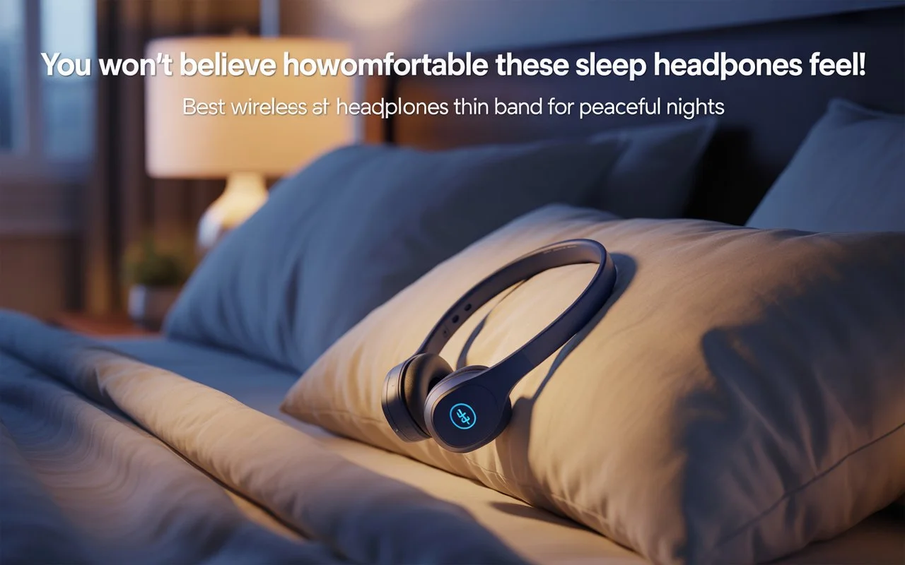 Best Wireless Sleep Headphones Thin Band for Peaceful Nights