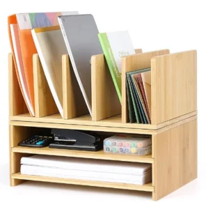 Wooden Desk Organizers and Storage