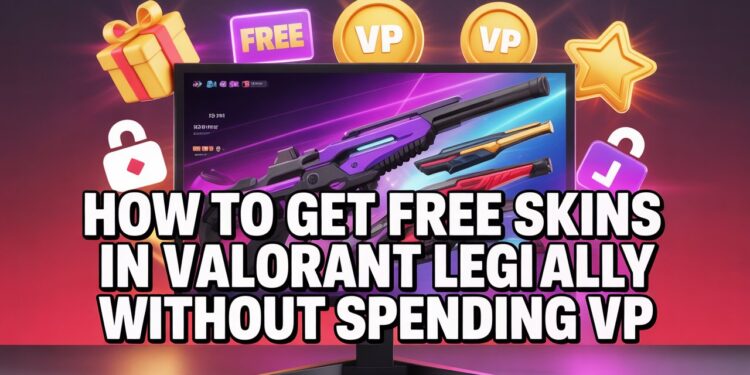 How to Get Free Skins in Valorant Legally Without Spending VP