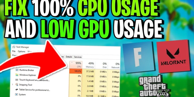 How to Lower CPU Usage While Gaming on Windows PCs