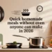 Quick Homemade Meals Without Oven Anyone Can Make In 2026